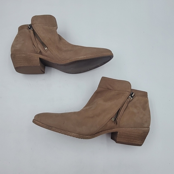 Sam Edelman Brown Suede Packer Ankle Boots Size 10 - Picture 11 of 14